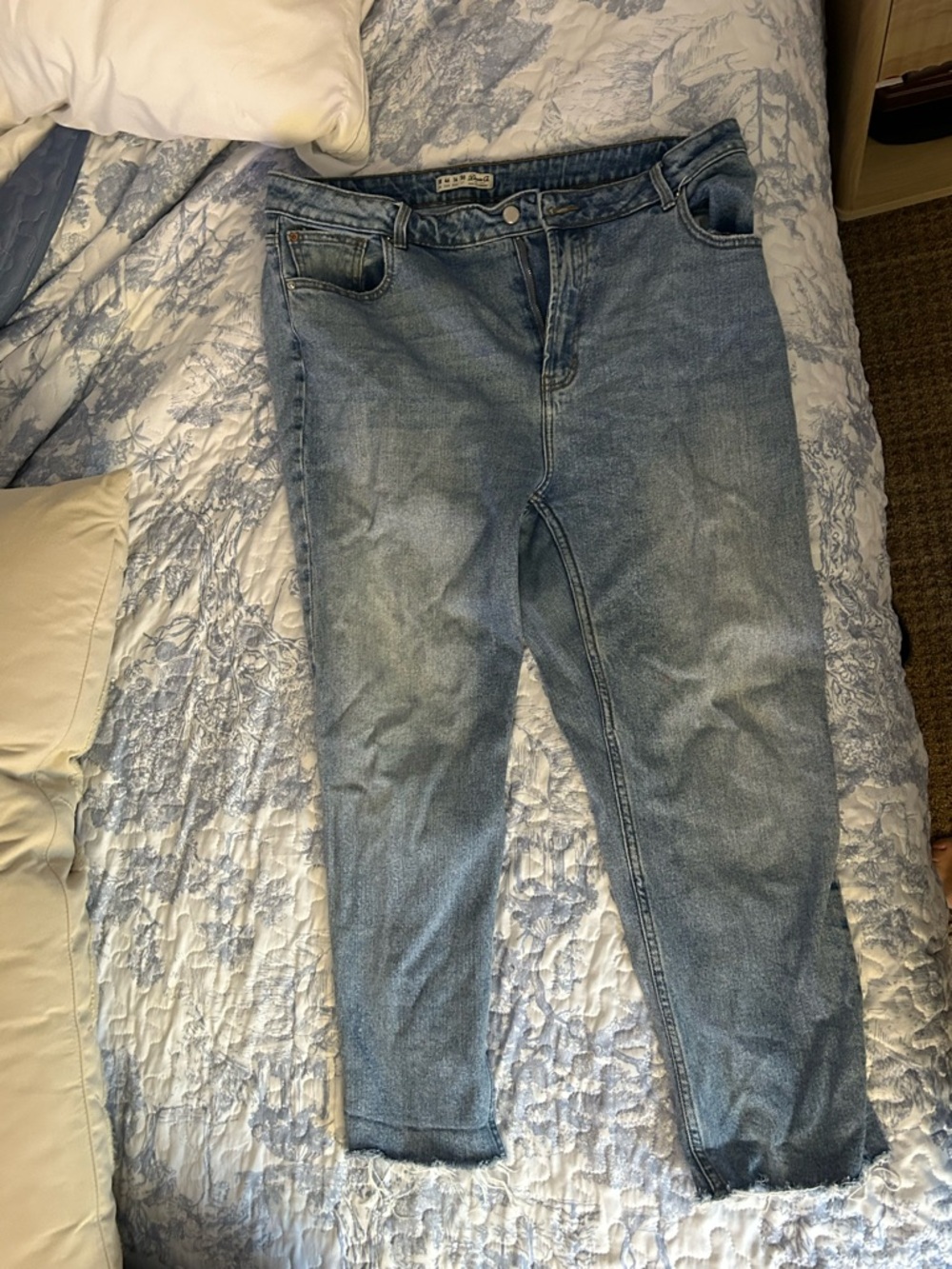Denim&Co Light Wash Skinny Jeans
